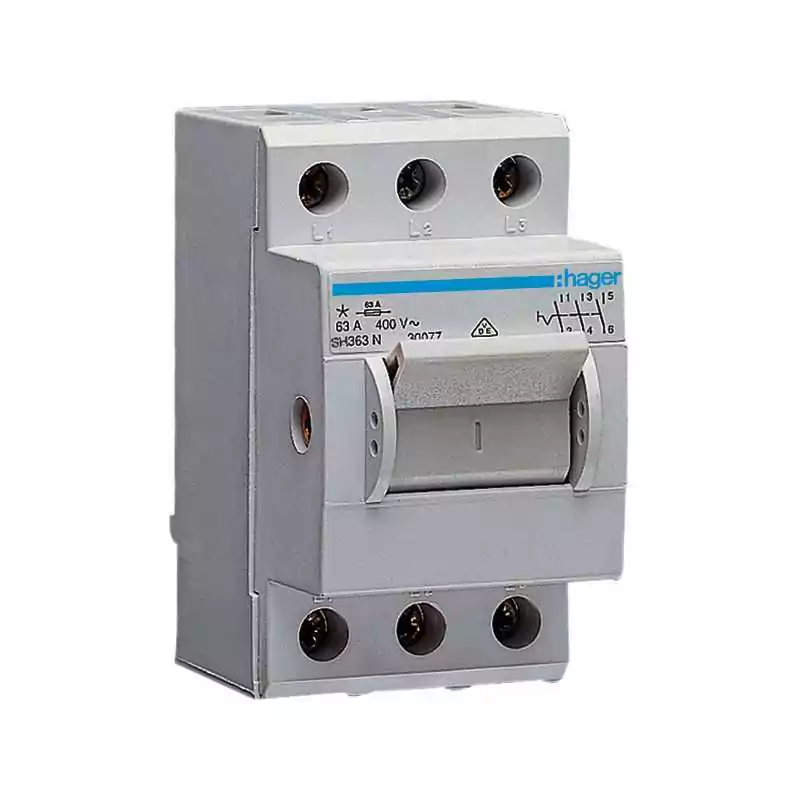 Intrerupator compact 3 poli 63A 400V AC 2.5 PLE - SKU:  SH363N