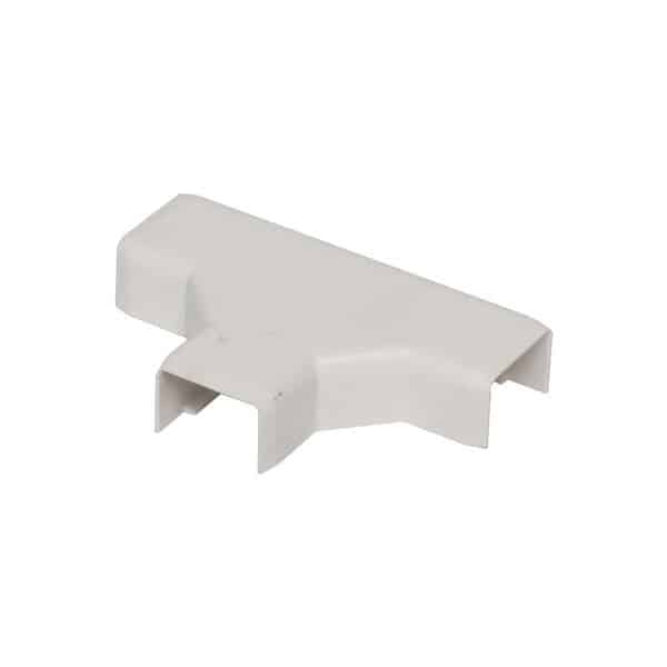Derivatie T pentru canal cablu PVC 105x56mm alb - SKU:  L43519010