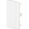 Terminal pentru canal cablu PVC Hager, 134x56mm, alb - SKU: L43939010