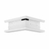 Unghi exterior pentru canal cablu PVC purtator de aparataj 70x130mm alb - SKU: L8772e
