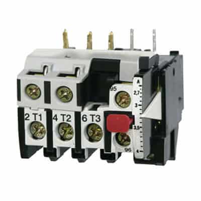 Releu termic 2.70-4.00A, 1ND+1NI pentru contactoare LA1 - SKU:  LA100308
