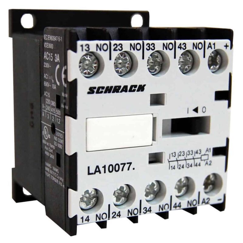 Contactor mini 24VAC 3A 4P 4ND - SKU:  LA100770