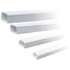 Canal cablu PVC pentru distributie si instalatii, 90x60mm, alb - SKU:  LFF6009009010