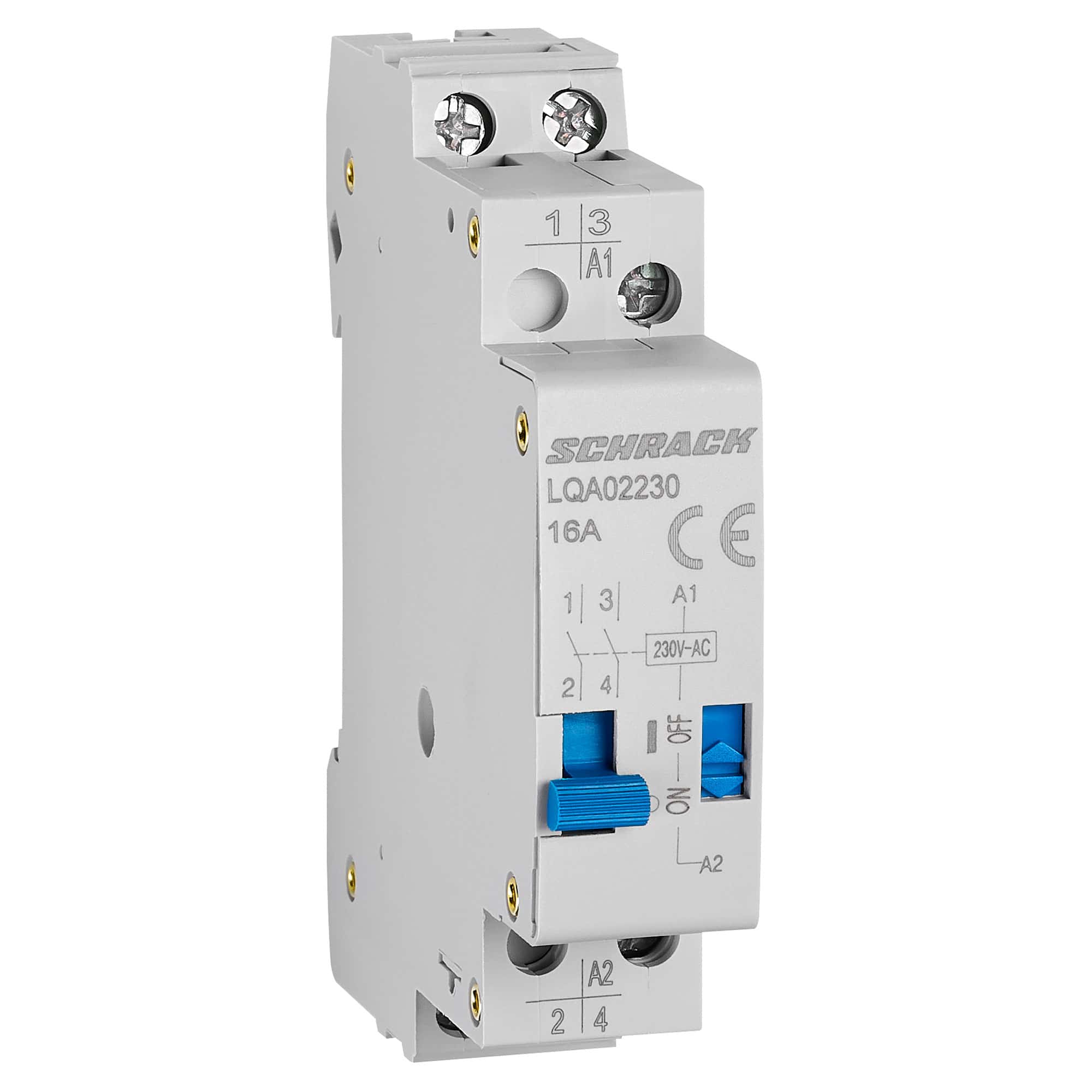 Releu pas cu pas (teleruptor) 230VAC 16A 2ND - SKU: LQA02230
