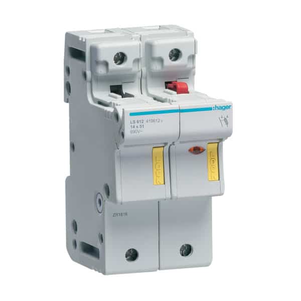 Separator tip sertar 1P+N, 50A, 14x51mm, 690VAC - SKU:  LS612