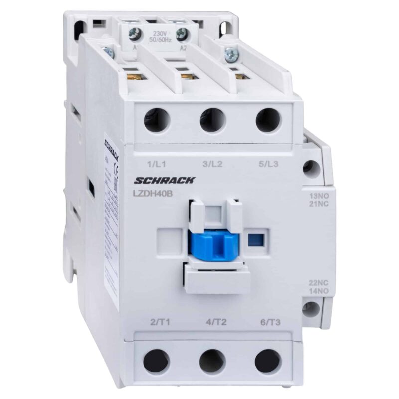 Contactor 3P 40A 230VAC 1ND+1NI 18,5kW - SKU:  LZDH40B3