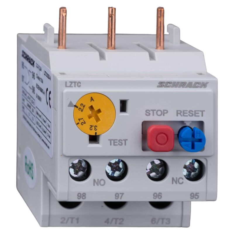 Releu termic pentru contactoare CUBICO Classic, 2.20-3.20A, 1ND+1NI - SKU:  LZTC0320-A