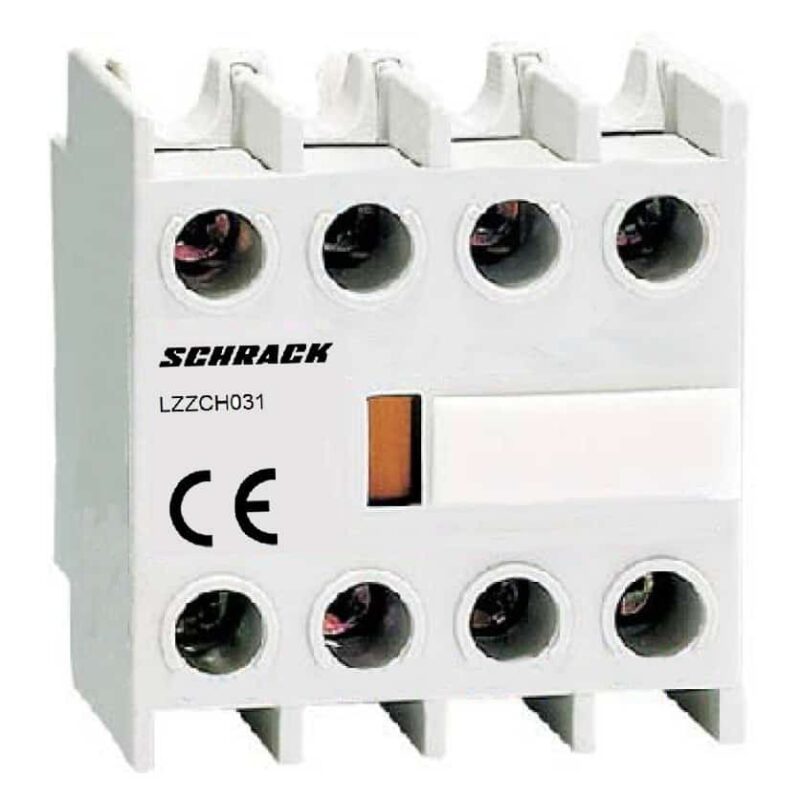 Contact auxiliar frontal 3ND+1NI pentru contactoare - SKU:  LZZCH031