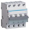 Siguranta automata tetrapolara 3P+N 6A curba B 6kA - SKU:  MBS606