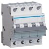 Disjunctor tetrapolar Hager 3P+N 16A curba B 6kA - SKU: MBS616