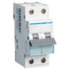 Siguranta automata bipolara Hager 1P+N 50A curba C 6kA - SKU:  MCN550