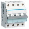 Disjunctor tetrapolar 3P+N 40A curba C 6kA - SKU: MCN640