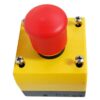 Buton de oprire de urgenta, ciuperca, 1NO+1NC, 6A, galben, cu cutie - SKU: MM216525