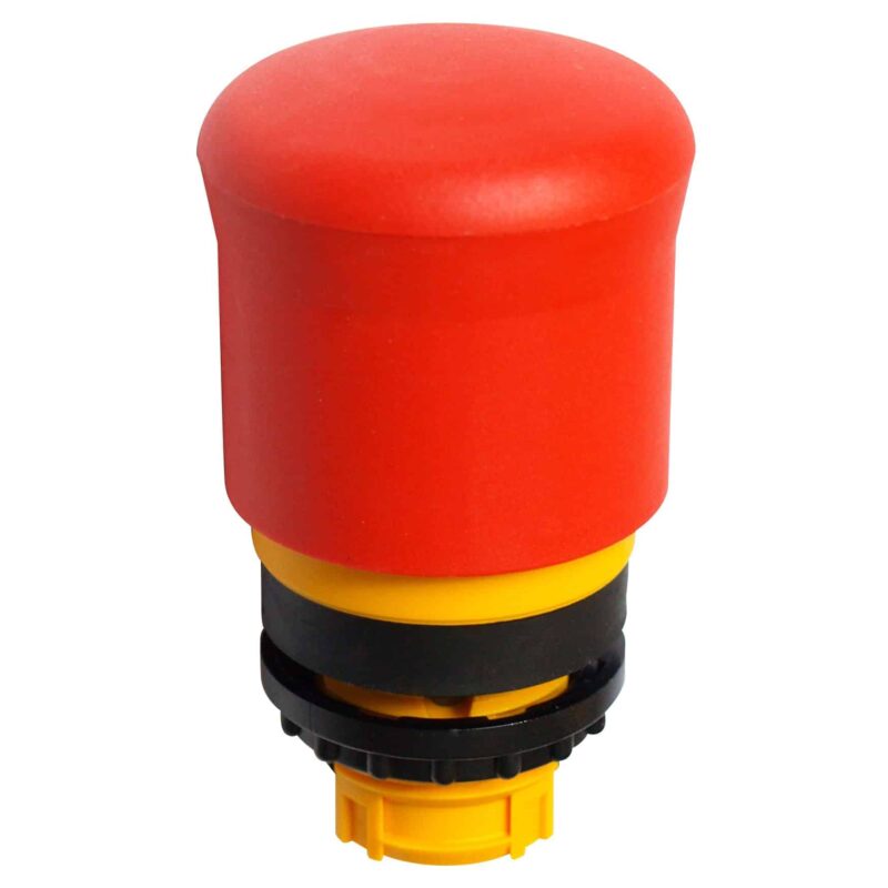 Buton comanda de avarie cu revenire prin tragere, indicator luminos rosu - SKU:  MM216878