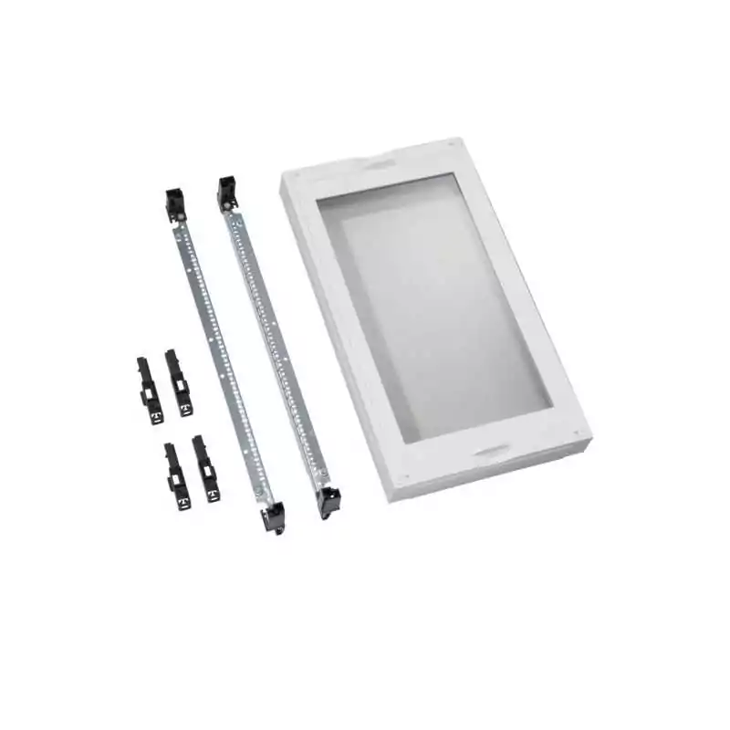 Modul pentru tablou electric universN, 450x250mm, gol, cu geam transparent - SKU:  UD31F2