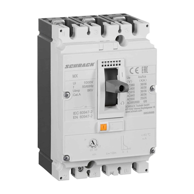 Intreruptor automat MCCB 3P 36kA fix 100A marime 1 - SKU:  MX110431