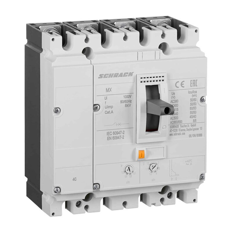 Intreruptor automat MCCB 4P 250A 50kA fix - SKU:  MX225243