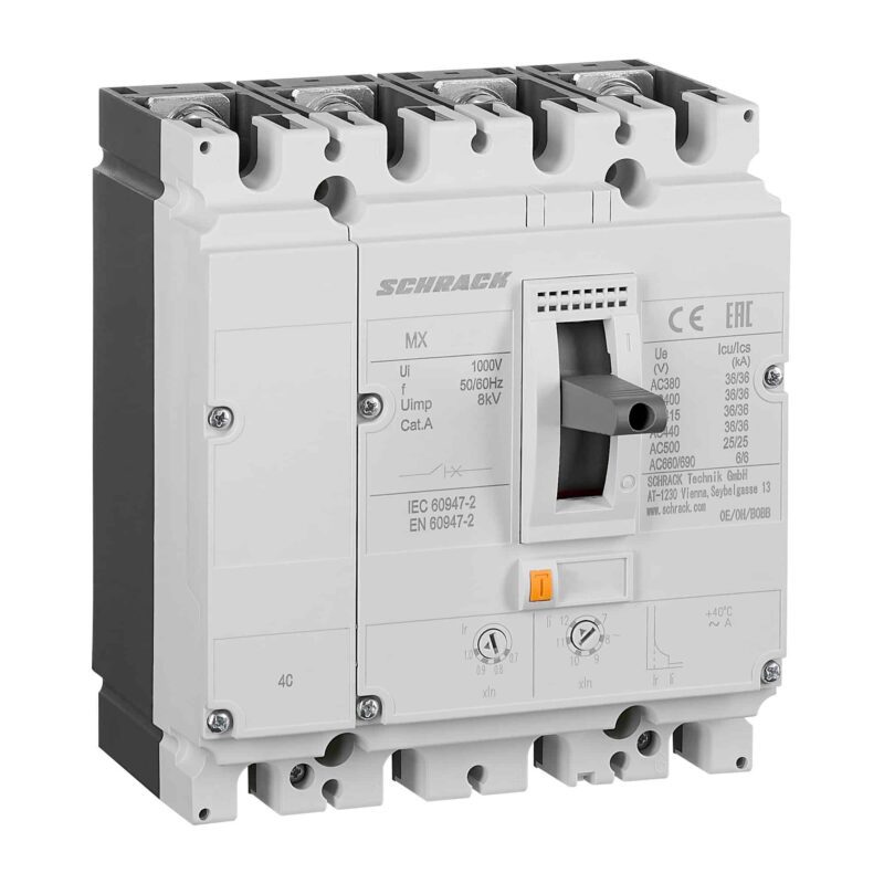 Intreruptor automat MCCB marime 2, 4P, 36kA, 250A, fix - SKU:  MX225441