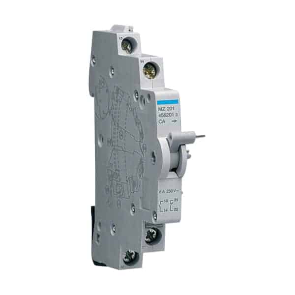 Contact auxiliar lateral pentru siguranta automata, 6A, 1ND+1NI, 230VAC - SKU:  MZ201