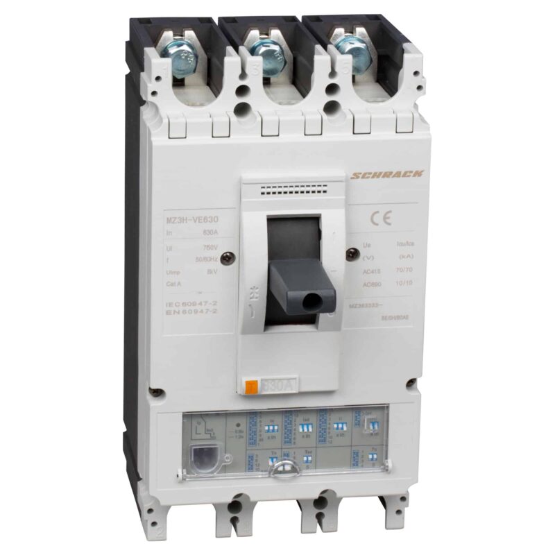 Intreruptor automat MCCB, 3P, 70kA, fix, 630A - SKU:  MZ363333