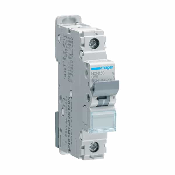 Disjunctor monopolar 50A curba C 10kA - SKU:  NCN150