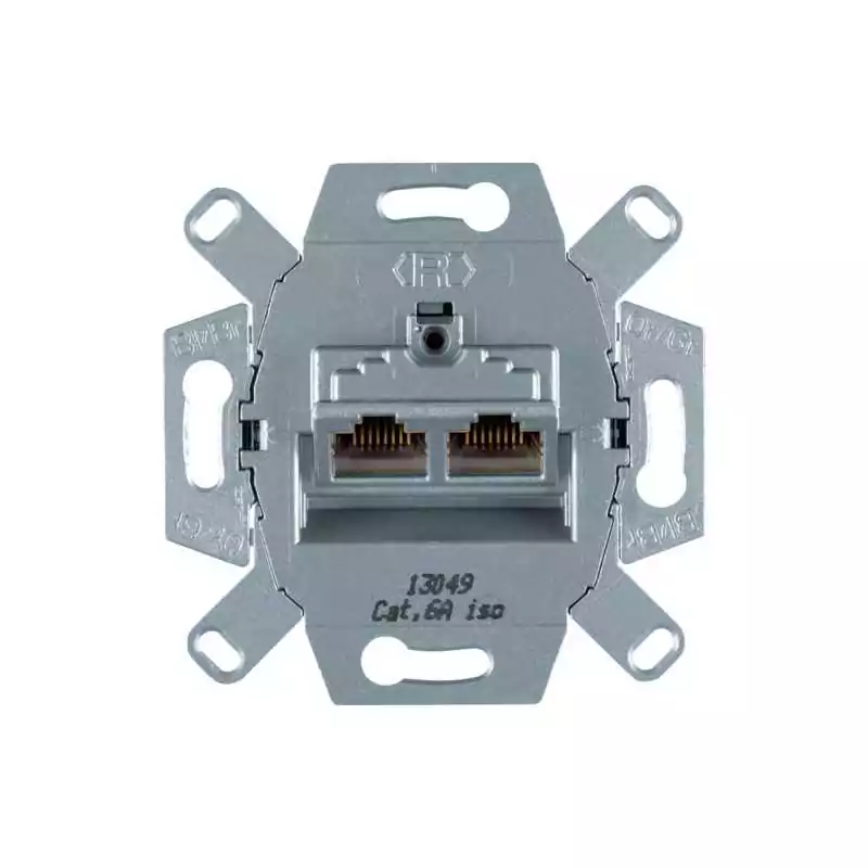 Priza de date 2x Cat.6A, 8/8 pol ecranata - SKU:  G3140