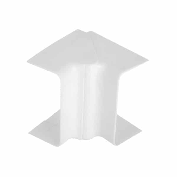 Unghi interior pentru canal cablu PVC purtator de aparataj 85x130mm alb - SKU:  R8851