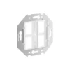 Rama montaj Keystone 4x pentru placa centrala UAE 4x, alb - SKU:  GMKS49010