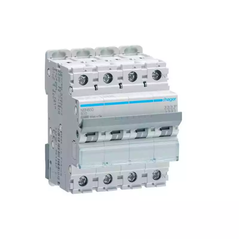 Siguranta automata magneto-termica 3P+N 50A Curba B 10kA - SKU:  NBN650