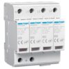 Descarcator supratensiune tip 2, 4P, TNS/TT, 40kA, contact semnalizare - SKU:  SPB440R