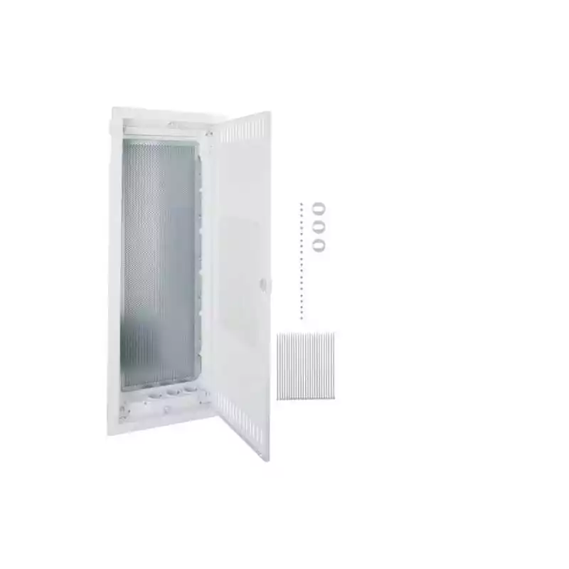 Tablou Multimedia Homeway Incastrat, 5 Randuri, Usa Din Otel Perforata - SKU:  VU60MMV