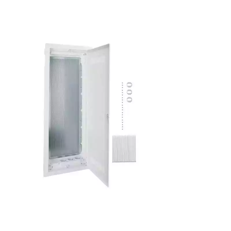 Tablou multimedia Homeway incastrat 5 randuri, usa perforata din plastic - SKU:  VU60WWV