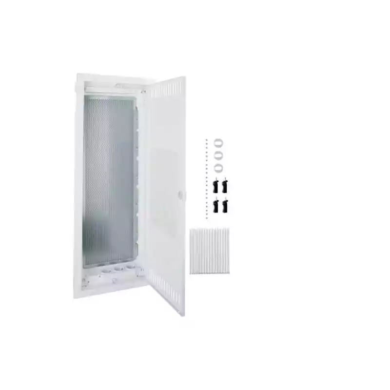 Tablou multimedia Homeway pentru pereti falsi, 5 randuri, usa otel perforata - SKU:  VH60MMV