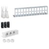 Set multimedia univers cu bloc 3 prize Schuko si patch panel 24xRJ45 - SKU:  UM00M4