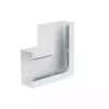 Unghi din profil de baza BRS 68x130mm capac 80mm tabla de otel alb uz - SKU:  BRS6513059016