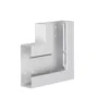 Unghi din profil de baza BRS 68x170mm capac 80mm tabla de otel alb - SKU:  BRS6517059016