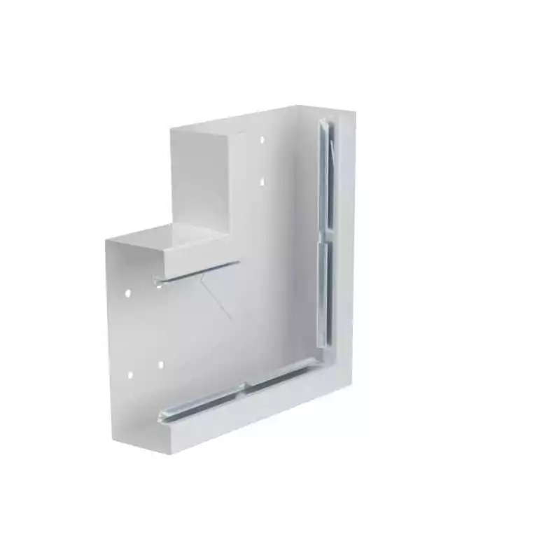 Unghi din profil de baza BRS 68x170mm OT 120mm din tabla de otel gri deschis - SKU:  BRS651705B7035