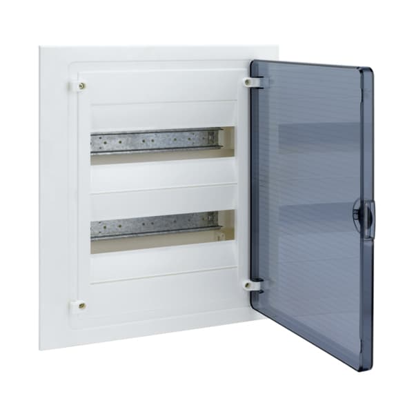 Tablou electric PVC incastrat 24 module 2X12 cu usa transparenta IP40 - SKU:  VF212TD