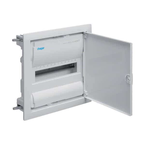 Tablou electric metalic incastrat 12 module IP30 - SKU:  VH12NE