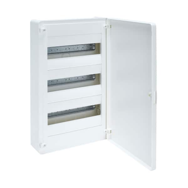 Tablou electric PVC 36 module montaj aparent 3x12 cu usa opaca - SKU:  VS312PD