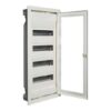 Tablou electric metalic incastrat zidarie 4X12 module cu usa transparenta - SKU:  VU48NG