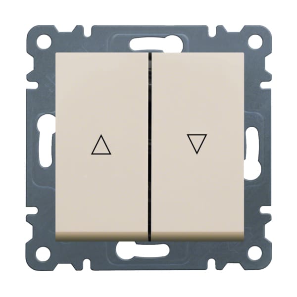 Mecanism intrerupator pentru jaluzele incastrat crem Lumina2 - SKU:  WL0321