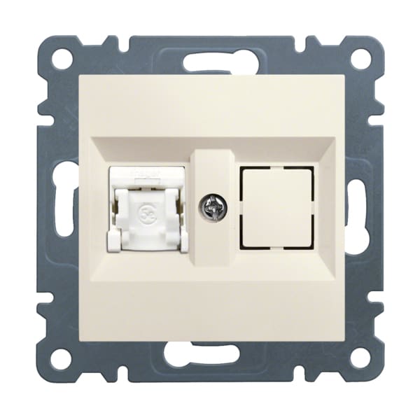 Mecanism priza RJ45 UTP cat.5e incastrat crem Lumina2 - SKU:  WL2111