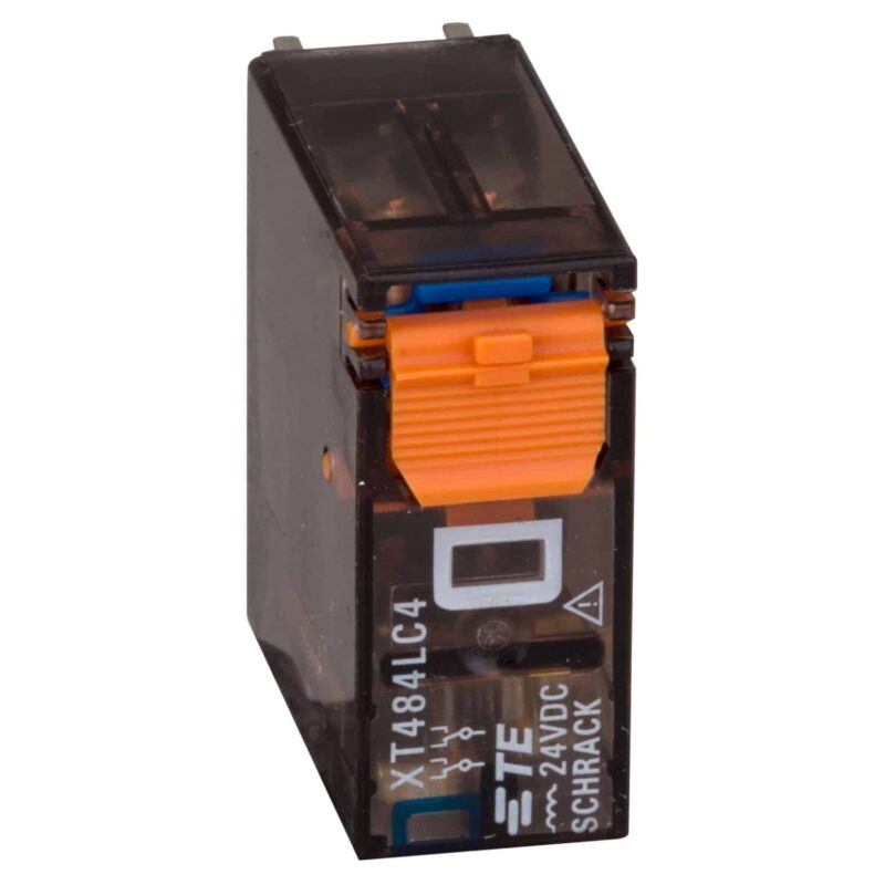 Releu fisabil 8 pini, 24VDC, 8A, 2CC, dioda protectie - SKU:  XT484LC4