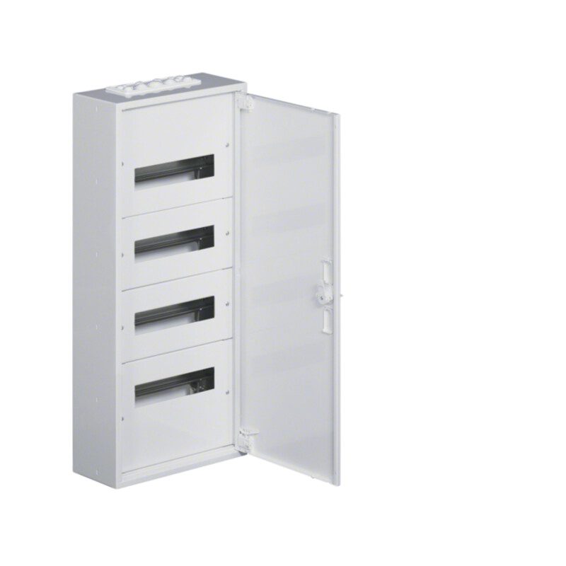 Tablou electric metalic 48 module aplicat cu plastroane IP30 - SKU:  FW412W