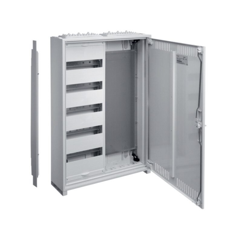 Tablou electric metalic 60 module energie+multimedia montaj aparent IP31 - SKU:  FWB52K1