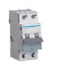 Siguranta automata bipolara Hager 1P+N 6A curba C 6kA - SKU:  MCS506